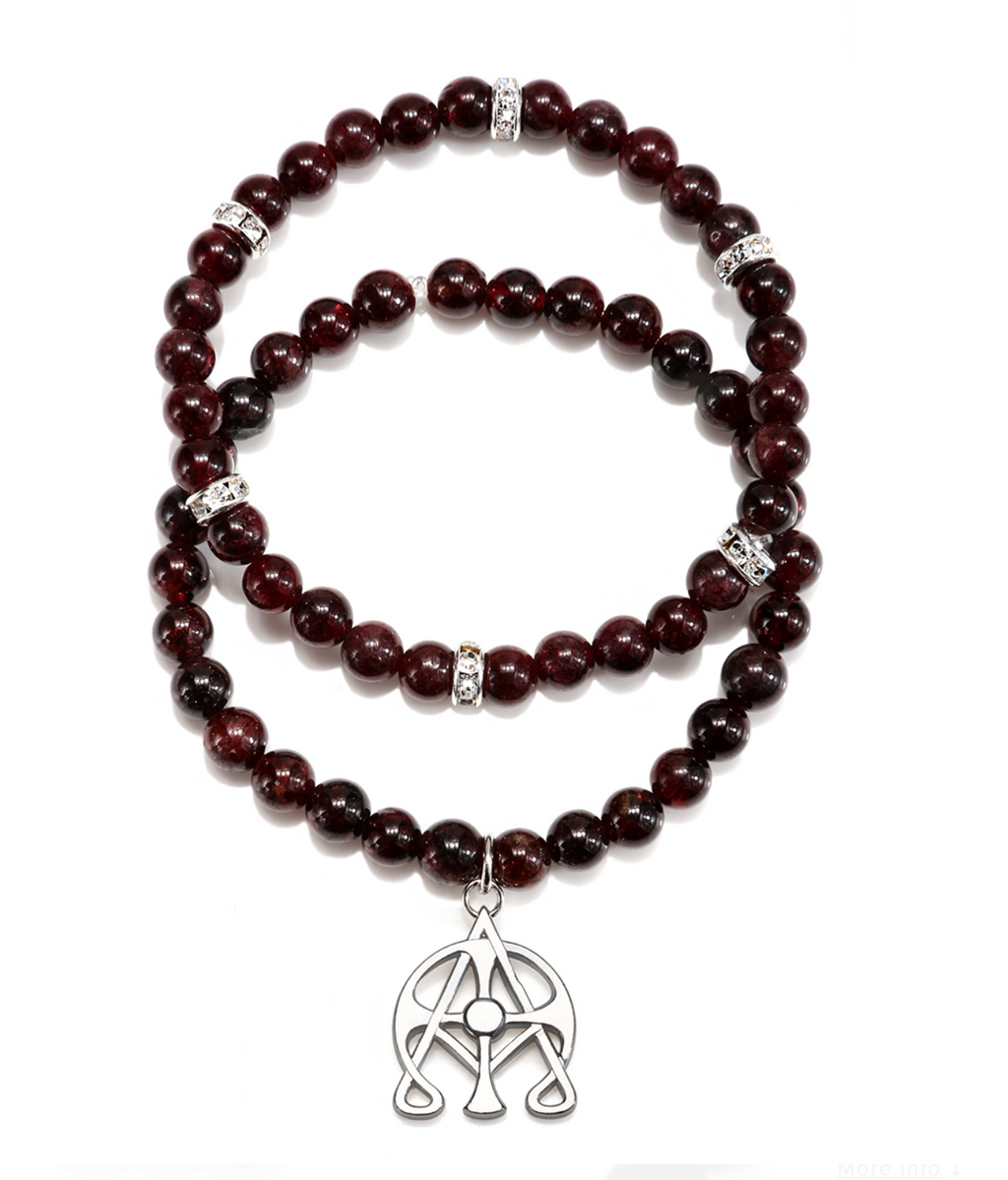 Garnet Bracelet Set