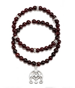Garnet Bracelet Set